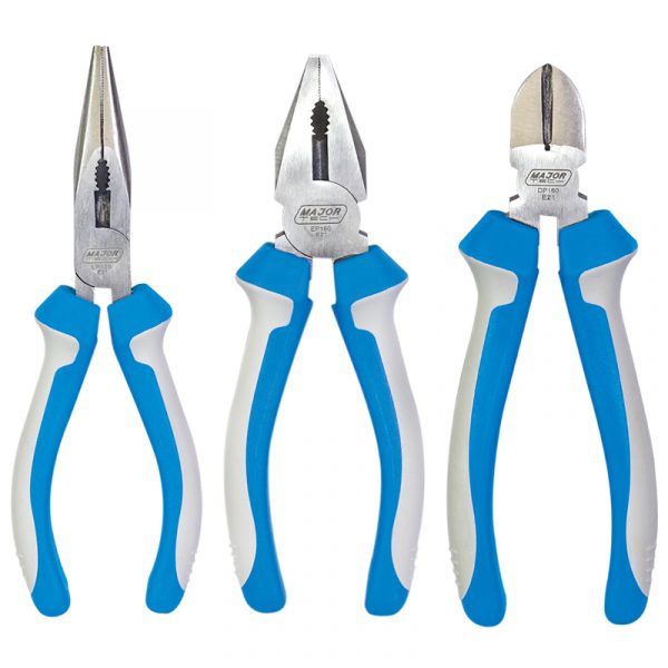 6 Inch Plier and Cutter Set - 3 Piece