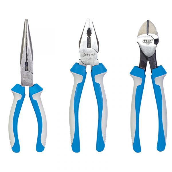 8 Inch Plier and Cutter Set - 3 Piece