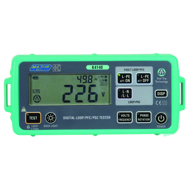 Digital Loop Impedance PFC and PSC Tester