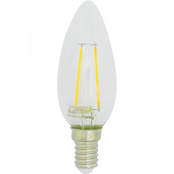 160 Lm/2W Non-Dimmable Filament Candle Lamp