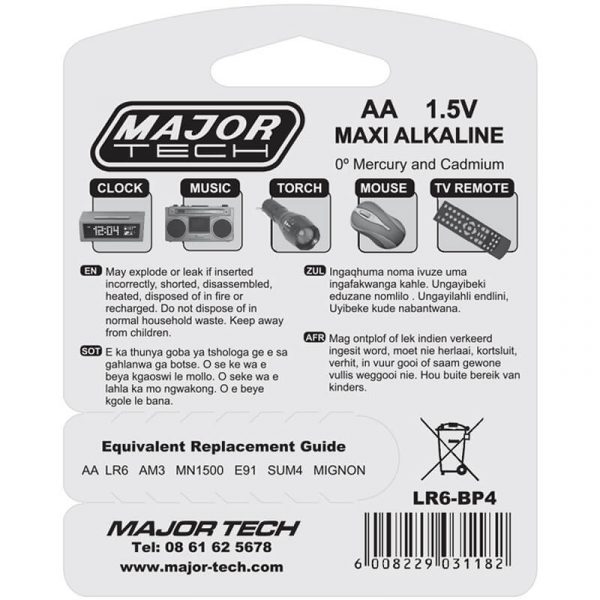 AA Maxi Alkaline Batteries