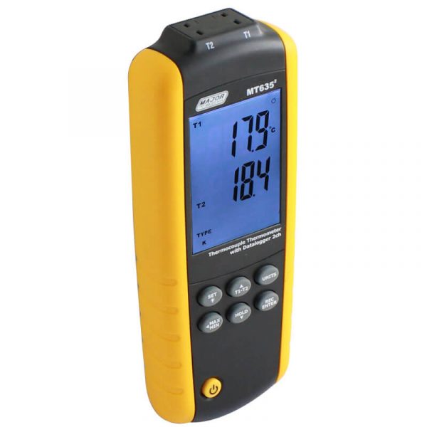 Dual Channel Digital Thermometer Data Logger