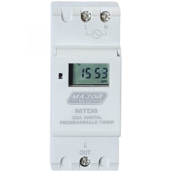 30A 16 On/Off Digital Programmable Timer