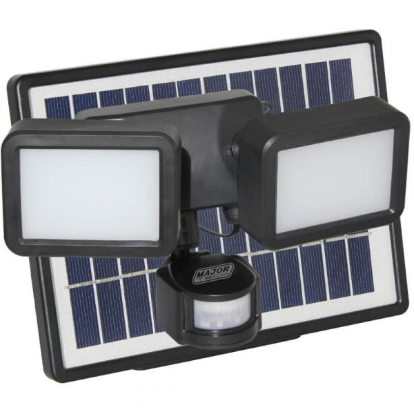 500 Lm/8W PIR LED Solar Power Floodlight (IP44)